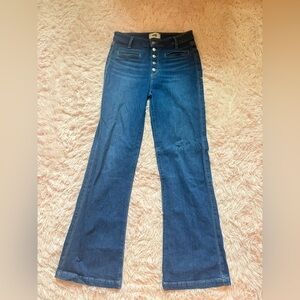 PAIGE Dark Blue Flare Jeans